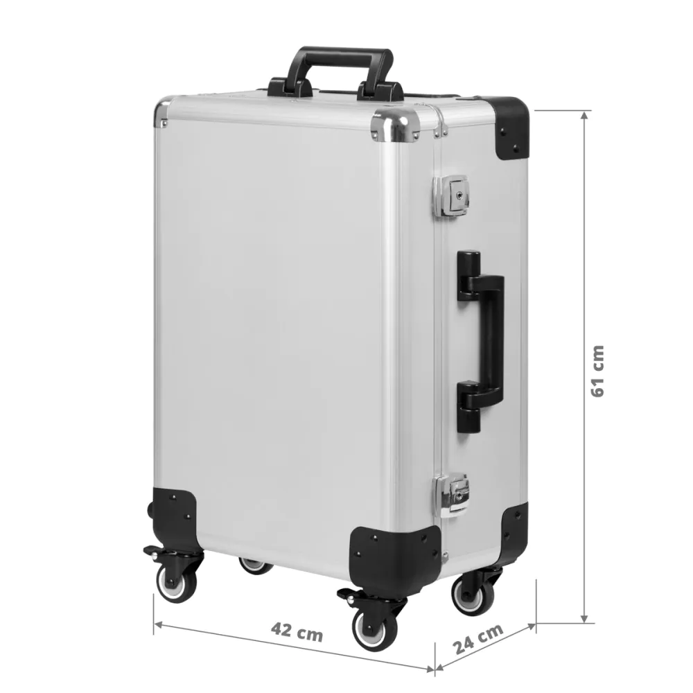 Supporto portatile a baule T-27 argento