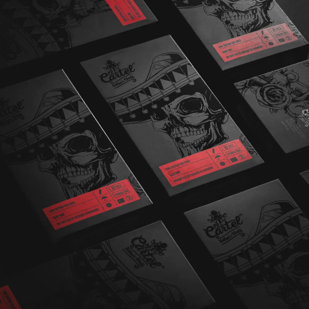 El Cartel 0,35 9RS SHADER aghi per tatuaggio 25 pz.