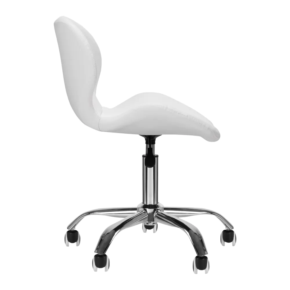 Sgabello cosmetico QS-06 bianco