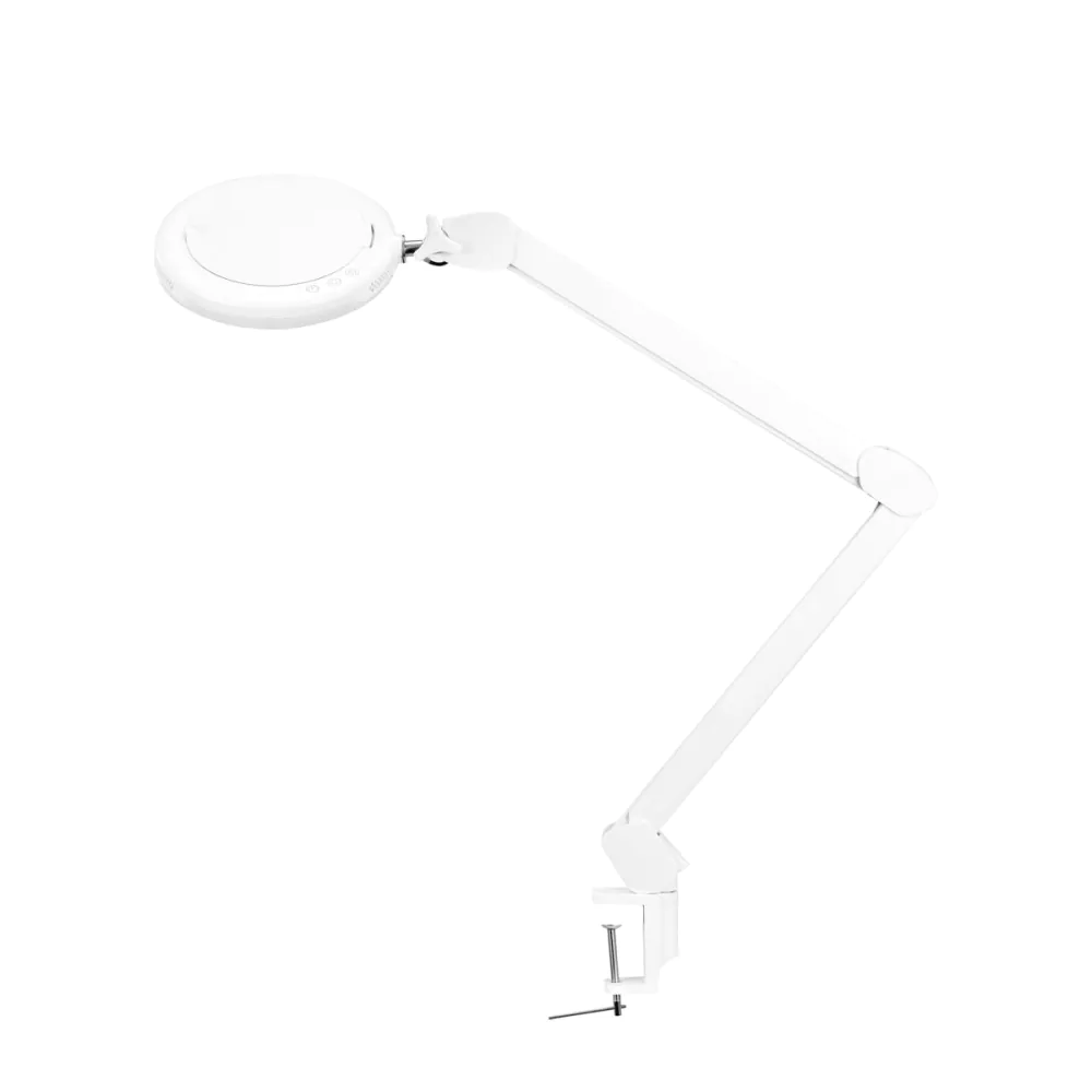 Lampada d'ingrandimento a led Glow 8021 per tavolo colore luce reg.