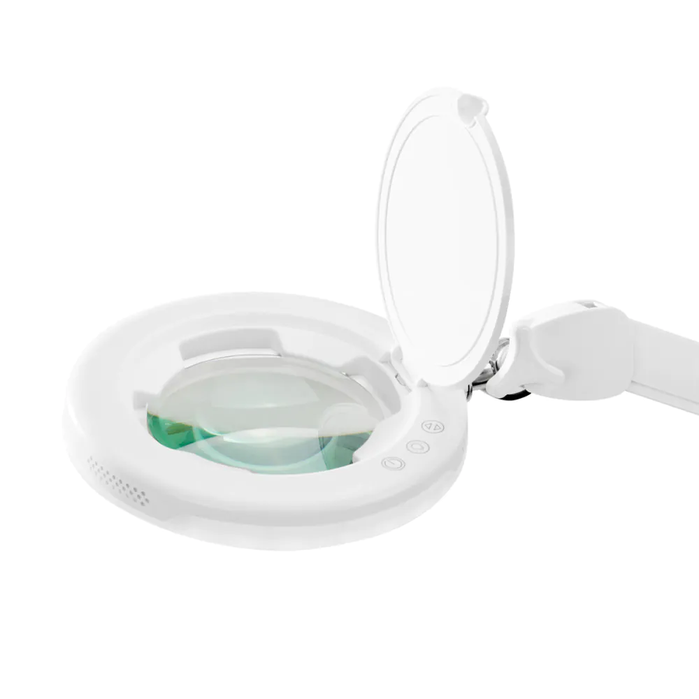 Lampada d'ingrandimento a led Glow 8021 per tavolo colore luce reg.