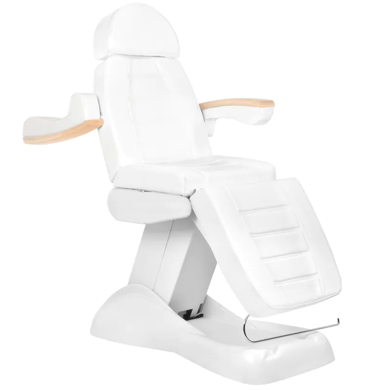 Poltrona cosmetica Lux elettrica bianca riscaldata