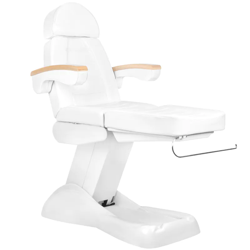 Poltrona cosmetica Lux elettrica bianca riscaldata