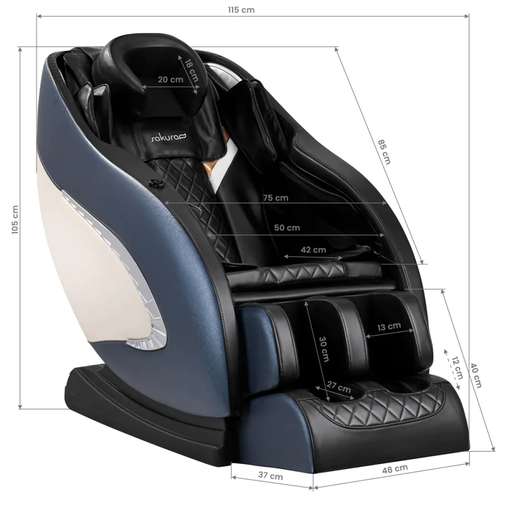 Sedia da massaggio Sakura Classic 305 Blu