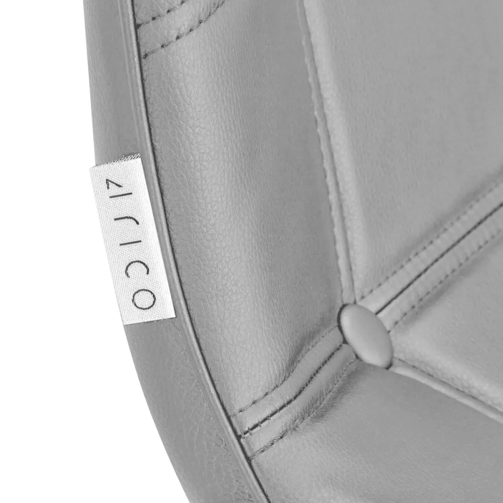 4Rico Sedia scandinava QS-185 ecopelle grigio