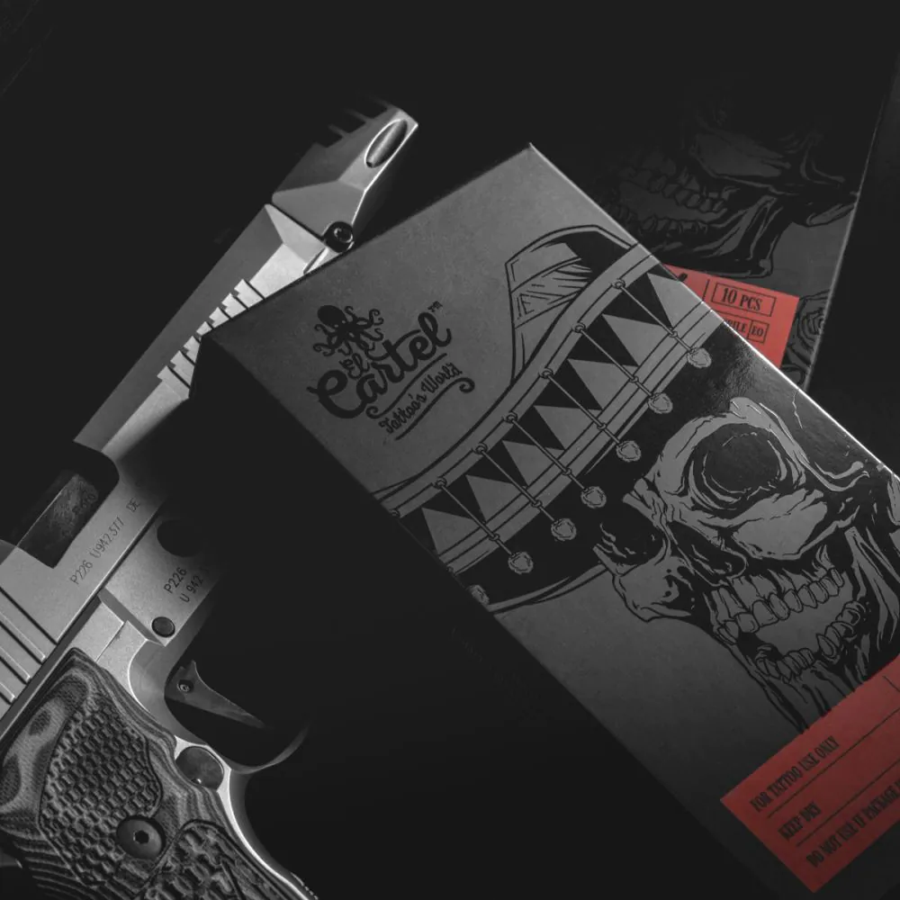 Cartuccia per tatuaggi El Cartel V2 - 0,25 7RL Long Taper 10 pz.