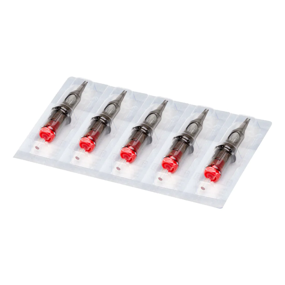Cartuccia per tatuaggi El Cartel V2 - 4 InRow 0,35 3RLX Long Taper 10 pz.