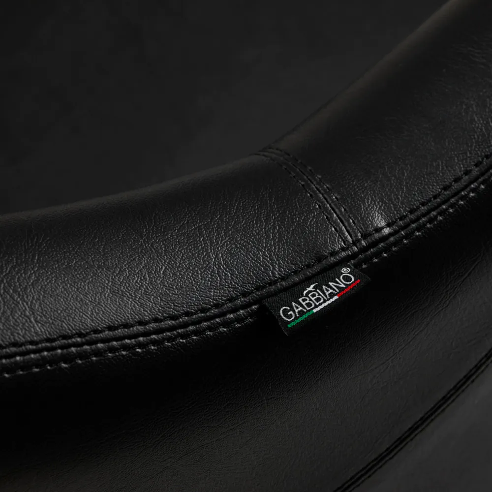 Sedia da parrucchiere Gabbiano Burgos oro nero