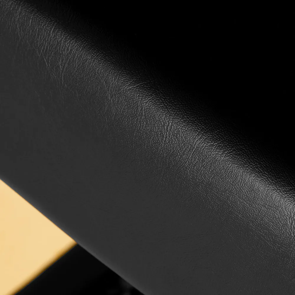 Poltrona da parrucchiere Gabbiano Torino oro nero