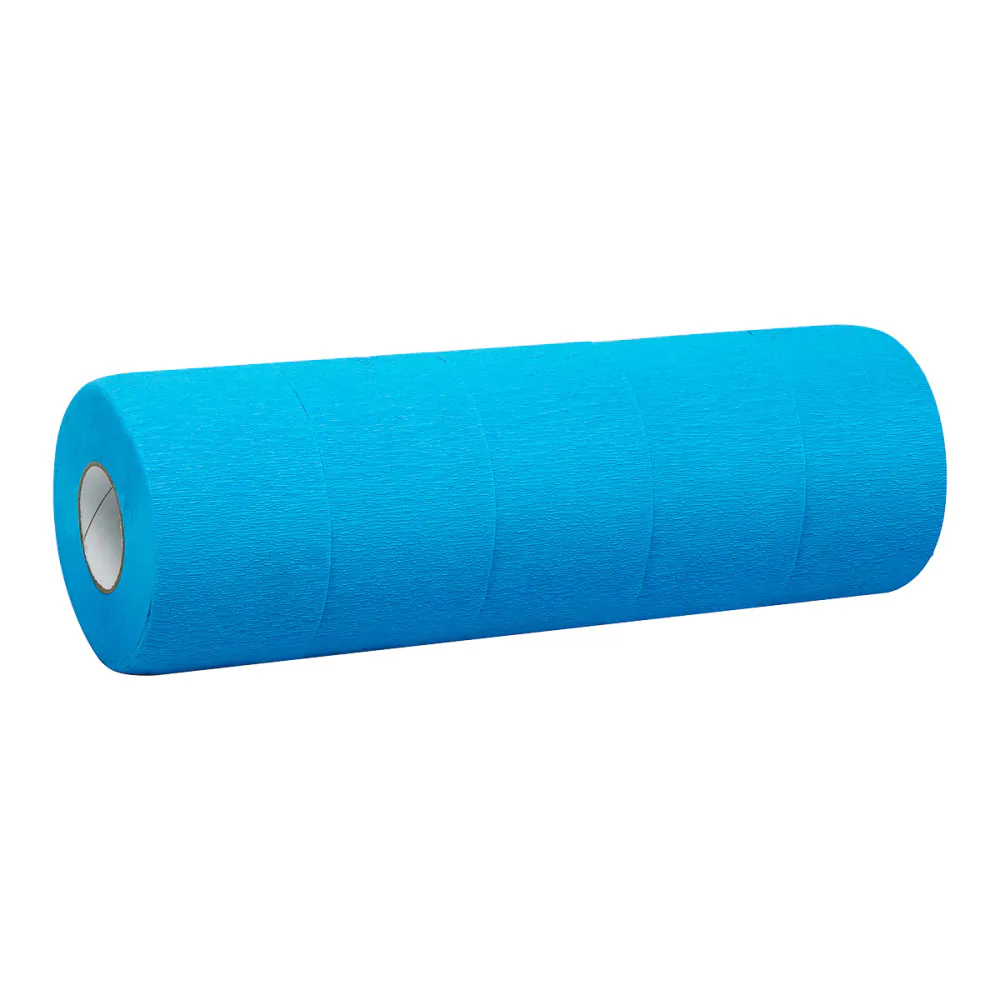 Collare di carta per parrucchieri 5 pz. blu
