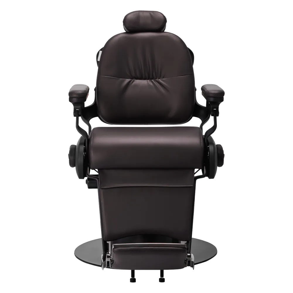 Sedia da barbiere elettrica Gabbiano Duke Brown