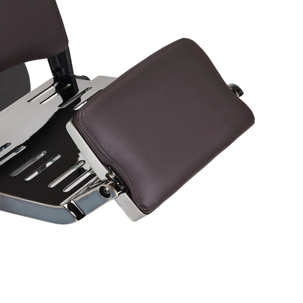 Sedia da barbiere elettrica Gabbiano Duke Brown