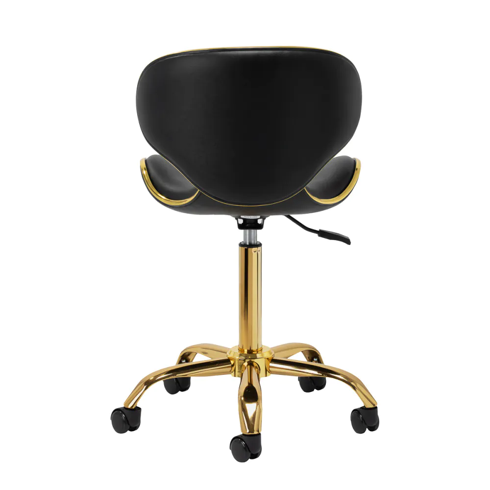 Sgabello cosmetico Gabbiano Q-4599G nero